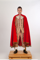  Photos Man in Historical Baroque Suit 1 a poses baroque cloak medieval clothing whole body 0009.jpg